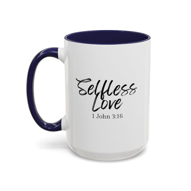 Faith Culture - Selfless Love - 1 John 3:16 Christian Coffee Mug