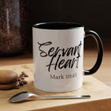 Faith Culture - Servant Heart - Mark 10:45 Christian Coffee Mug