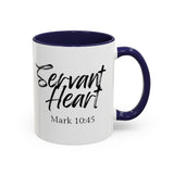 Faith Culture - Servant Heart - Mark 10:45 Christian Coffee Mug