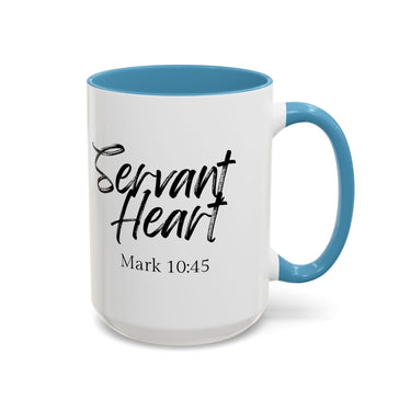 Faith Culture - Servant Heart - Mark 10:45 Christian Coffee Mug