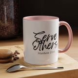 Faith Culture - Serve Others - Matthew 23:11 Christian Coffee Mug 11oz Pink