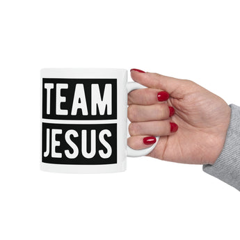Faith Culture - Team Jesus Christian Coffee or Tea Ceramic Mug 11oz