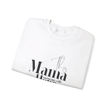 Faith Culture - This Mama Encourages with Hope - Christian Unisex Heavy Blend™ Crewneck Sweatshirt