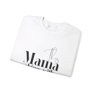 Faith Culture - This Mama Shines with God's Light - Christian Unisex Heavy Blend™ Crewneck Sweatshirt