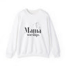 Faith Culture - This Mama Worships - Christian Unisex Heavy Blend™ Crewneck Sweatshirt White