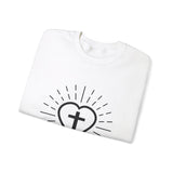 Faith Culture - Undying Love of Jesus Christ - Christian Unisex Heavy Blend™ Crewneck Sweatshirt