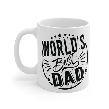 Faith Culture - World's Best Dad Ever - Christian Ceramic Coffee Mug (11oz5oz0oz)