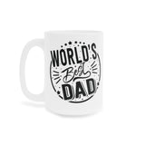 Faith Culture - World's Best Dad Ever - Christian Ceramic Coffee Mug (11oz5oz0oz)