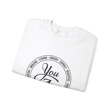 Faith Culture - You Are Affirmations - Christian Unisex Heavy Blend™ Crewneck Sweatshirt