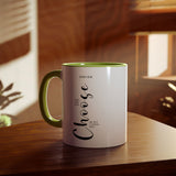 Faith Culture - You Did Not Choose Me, But I Chose You - John 15:16 Christian Accent Mug, 11oz Light Green 11oz