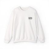 Faith Culture Faithful Thankful Blessed Unisex Crewneck Sweatshirt Christian Apparel White