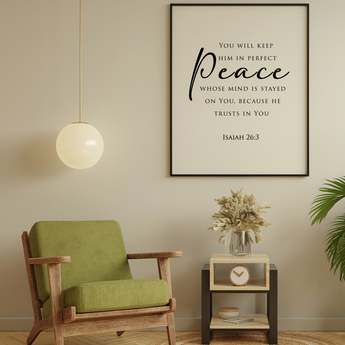Peaceful Mind Framed Wall Art