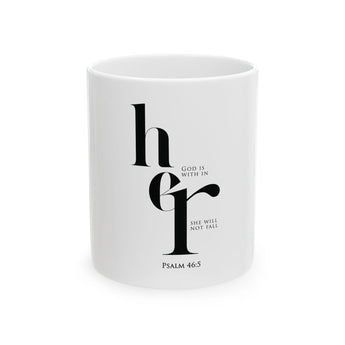 God Is Within Her Christian Mug | Psalm 46:5 - Faith Culture