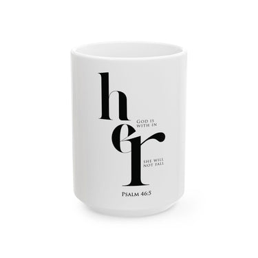 God Is Within Her Christian Mug | Psalm 46:5 - Faith Culture