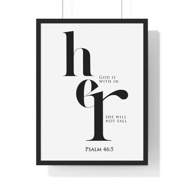 God Is Within Her Christian Wall Art | Psalm 46:5 - Faith Culture