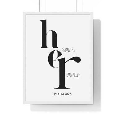 God Is Within Her Christian Wall Art | Psalm 46:5 - Faith Culture