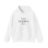 Rejoice Christian Hoodie | Philippians 4:4 - Faith Culture
