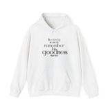 Remember His Goodness Christian Hoodie | Psalm 103:2 - Faith Culture