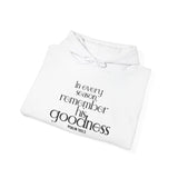 Remember His Goodness Christian Hoodie | Psalm 103:2 - Faith Culture