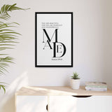 Eternal Reflection Christian wall art inspired by Psalm 139:14