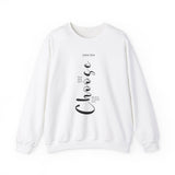 I Chose You Christian Sweatshirt – John 15:16 in white | Faith Culture