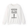 Known by the Father Christian Sweatshirt – Galatians 4:9 in white | Faith Culture