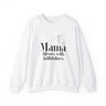 This Mama Blesses with Faithfulness Christian Sweatshirt in white | Faith Culture
