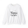 This Mama Raises with Grace Christian Sweatshirt in white | Faith Culture
