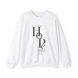 You Are My Hope Christian Sweatshirt – Psalm 71:5 in white | Faith Culture